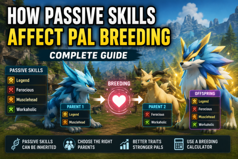 Palworld breeding passive skills guide